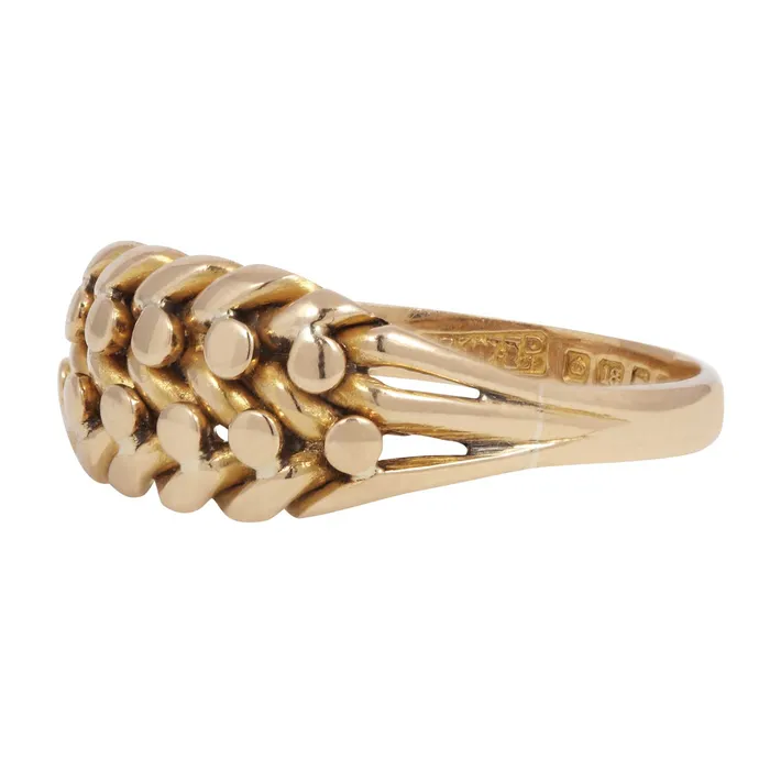 Antique Vintage Jewelry Royal Gold Keeper Ring Rings