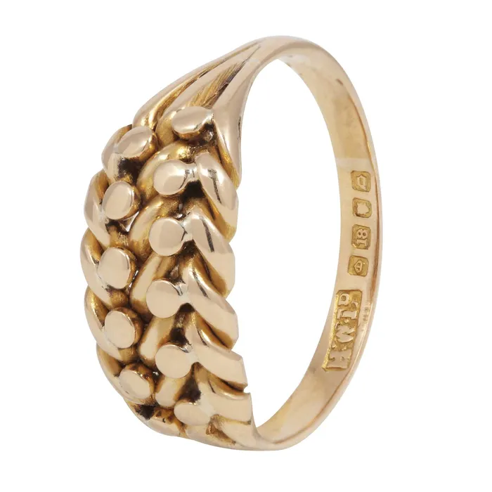 Antique Vintage Jewelry Royal Gold Keeper Ring Rings