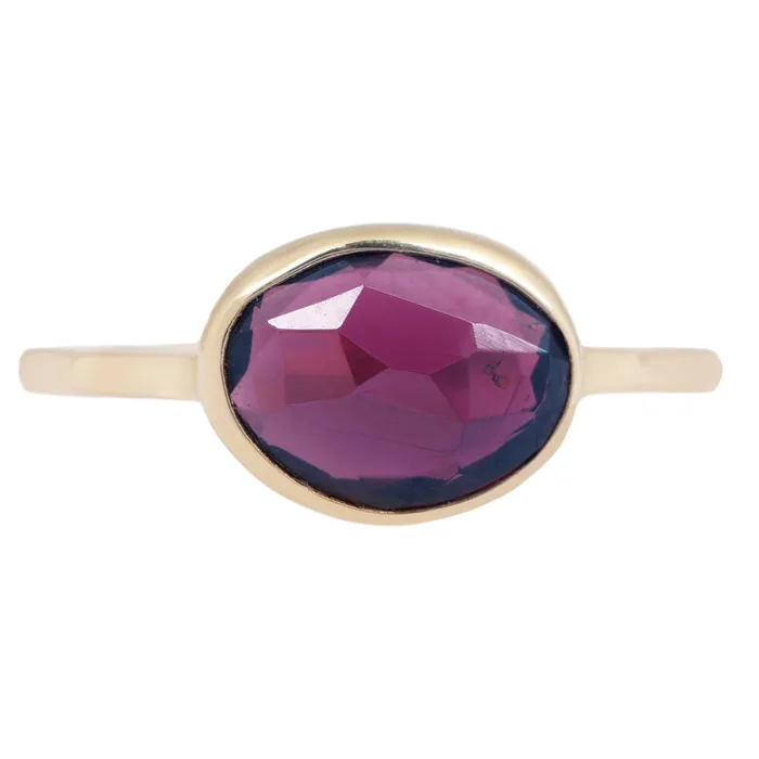 Rings Melissa Joy Manning Garnet Ring