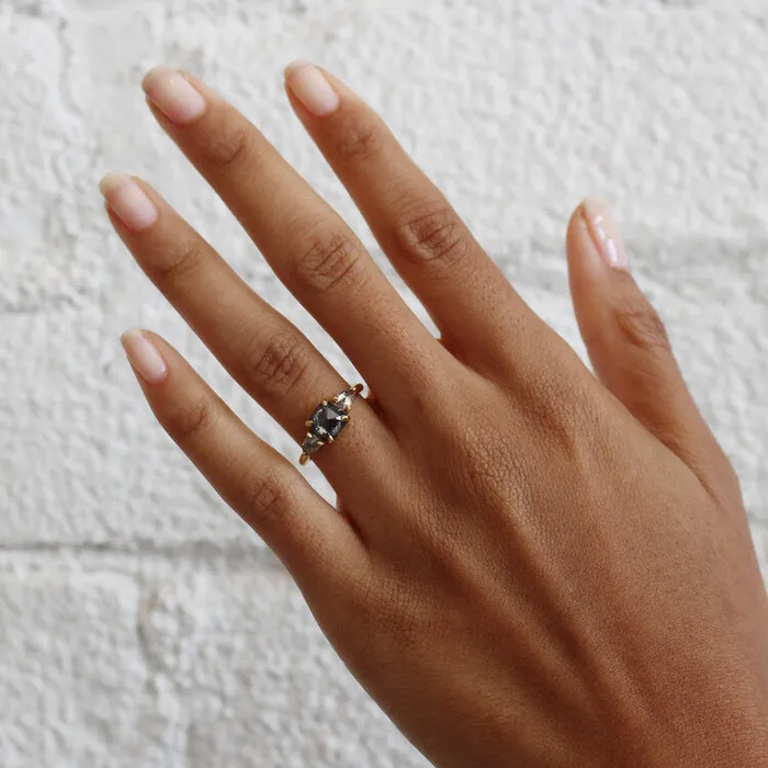 Step Cut Diamond Ring Lauren Wolf Jewelry Rings