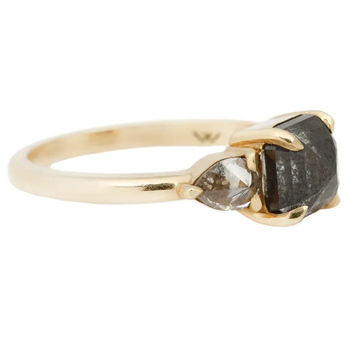 Step Cut Diamond Ring Lauren Wolf Jewelry Rings