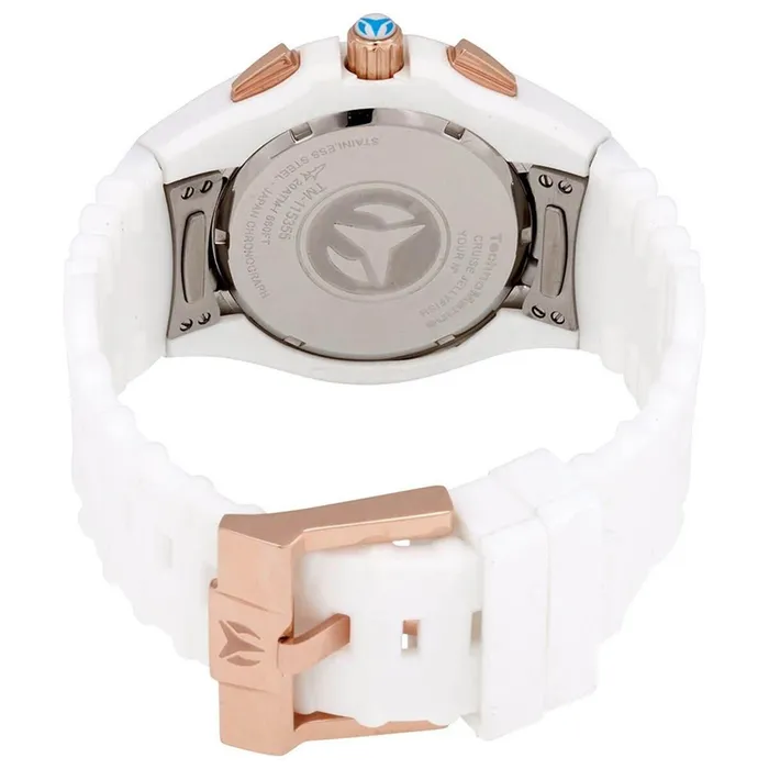 Technomarine Mens Watch Cruise JellyFish Rose Gold Tone Bezel Strap TM115355 TechnoMarine Rings