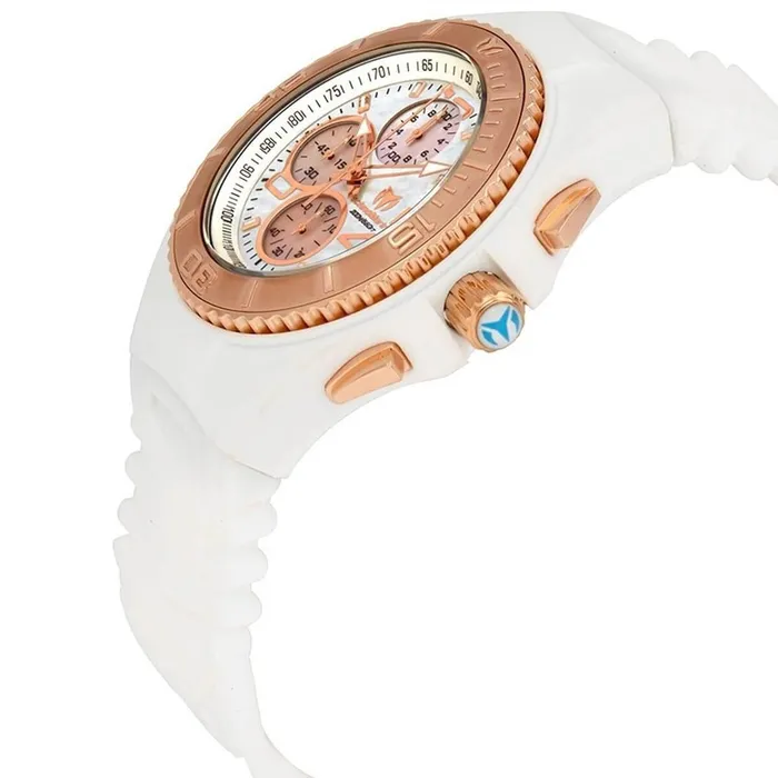 Technomarine Mens Watch Cruise JellyFish Rose Gold Tone Bezel Strap TM115355 TechnoMarine Rings