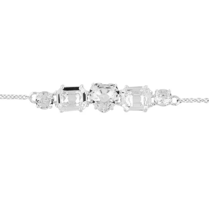 Bracelets Les Nereides 5 Silver Crystal Stones Bracelet Les Nereides Bracelets Les Nereides 5 Silver Crystal Stones Bracelet Les Nereides